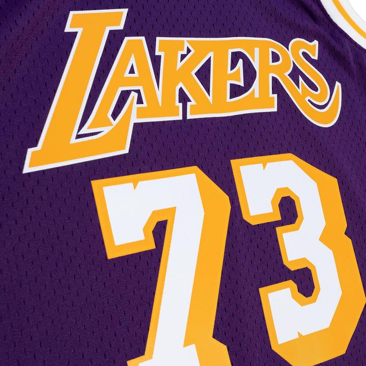 Actual product image Mitchell & Ness nba jersey os angees akers dennis rodman (L)