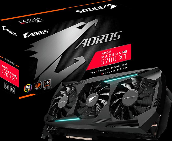 Produktbild Gigabyte Aorus Radeon RX 5700 XT (8 GB)