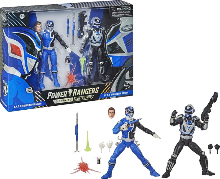 Actual product image Power Rangers S.P.D. B-Squad Blue Ranger vs. S.P.D. A-Squad Blue Ranger