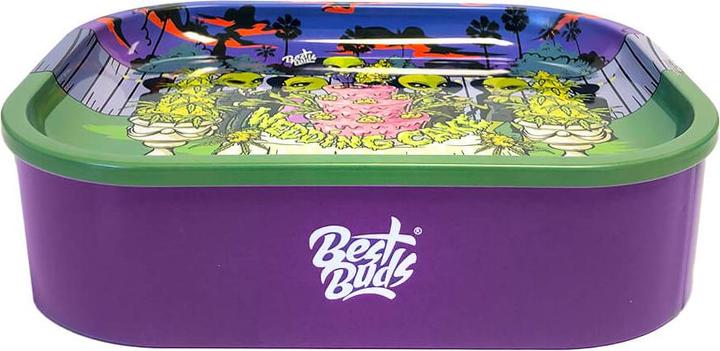 Produktbild Best Buds Thin Box Rolling Tray with Storage Wedding Cake