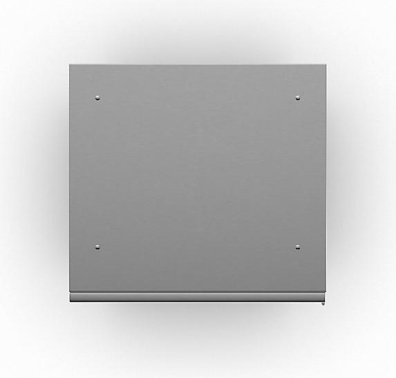 Actual product image kaiserkraft Stainless steel clean room tall cabinet (60 x 58.5 x 200 cm)