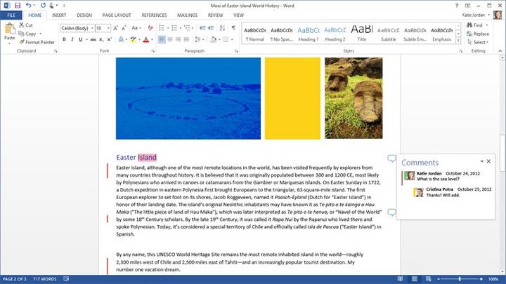Image du produit Microsoft Office 365 Home English (1 Utilisateur, 12 mois)