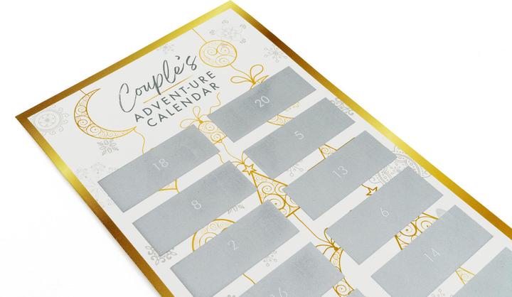 Image du produit Creative Conceptions Calendrier à gratter Advent-ure du couple (Jeux de plateau)