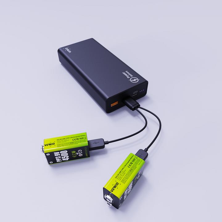 Actual product image Verico Loop Energy (2 pcs., 9V Block, 500 mAh)
