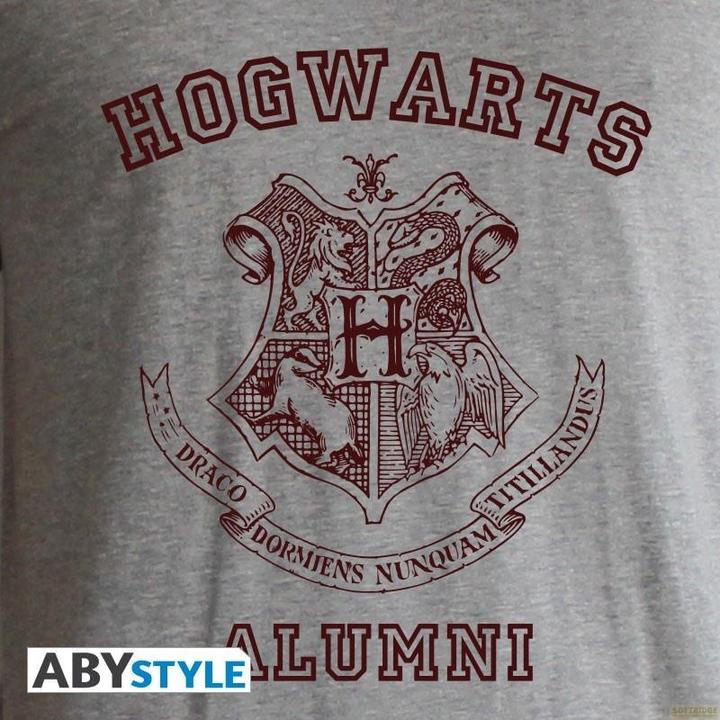 Produktbild ABYstyle HARRY POTTER - Tshirt Alumni man SS grey red - premium (XL)