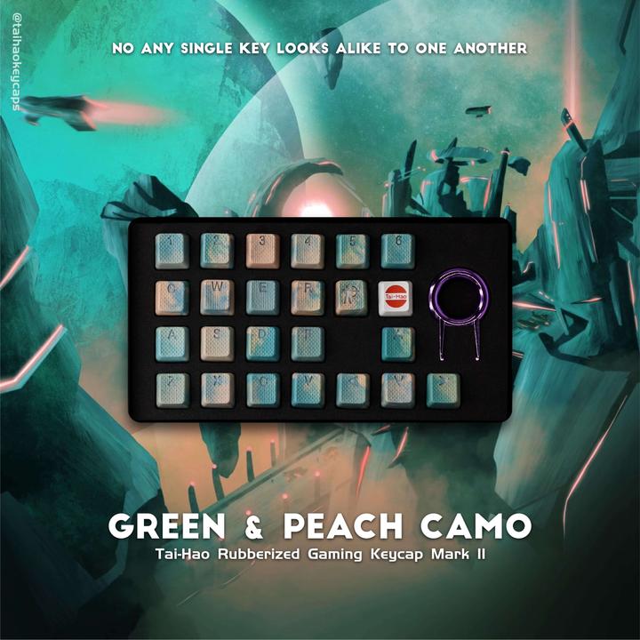Produktbild Tai-Hao 23-Key Rubber Camo Keycap Set