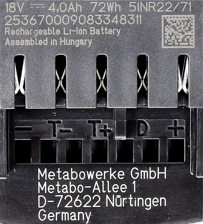 Image du produit Metabo Kit de batterie (18 V)