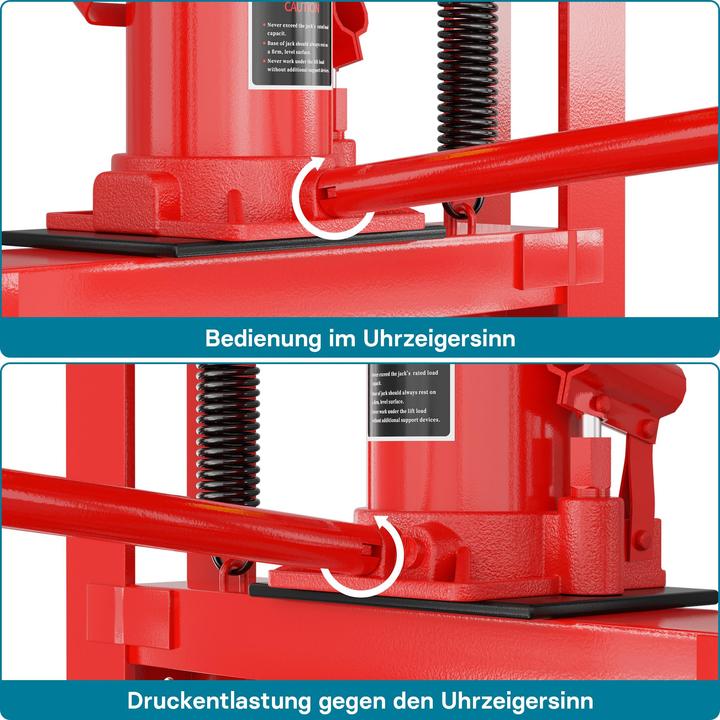 Immagine prodotto Wiltec 30T pressa idraulica da 500 mm per officina pressa a telaio pressa a perno in acciaio