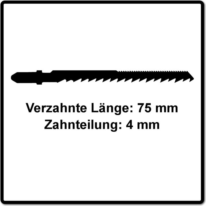 Actual product image Festool Jigsaw blade S 75/4 K/20