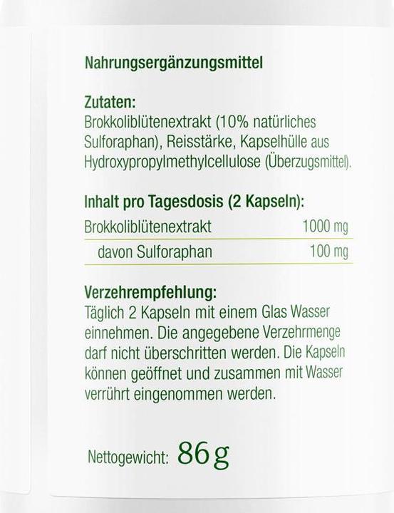 Actual product image Effective Nature Sulforaphane Capsules (120 Piece, Capsules, 120 g)