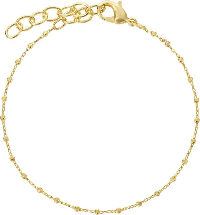 Steinkult Armband vergoldet "Nora" (20 cm, Messing 18 Kt. Vergoldet)