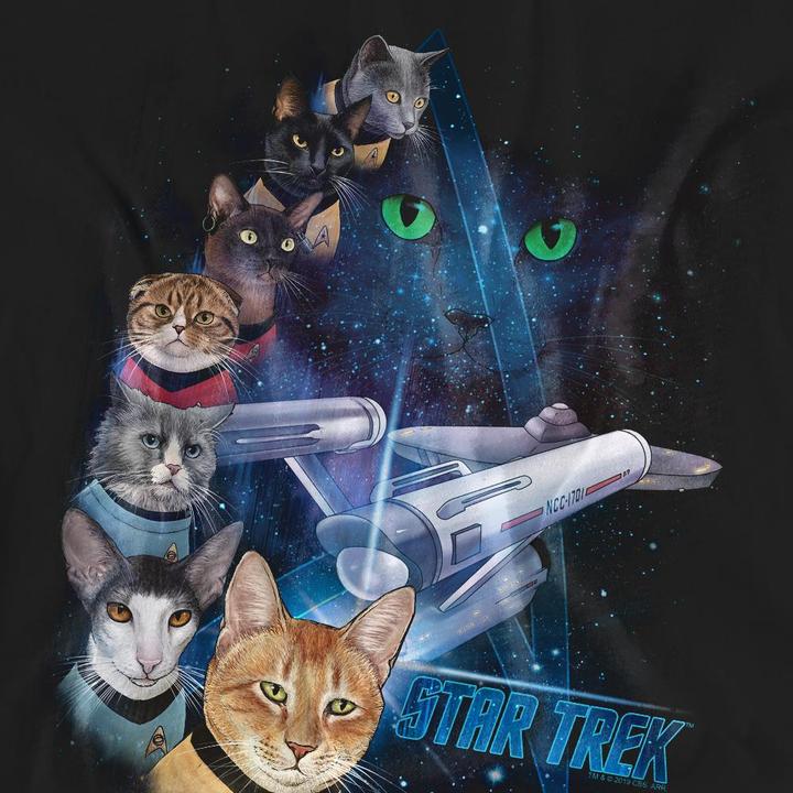 Image du produit - T-shirt FELINE GALAXY - Adulte (M)