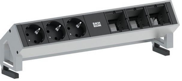 Image du produit Bachmann Cordon d'extension DESK 2 (3 x, CEE 7/3, 0.20 m)
