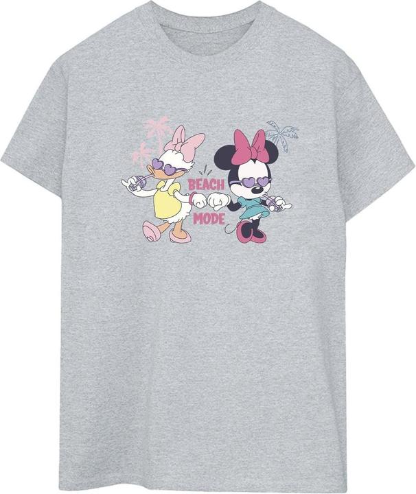 Actual product image Disney Womens/Ladies Minnie Daisy Beach Mode Cotton Boyfriend T-Shirt (M)