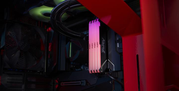 Image du produit Kingston Fury Beast RGB (1 x 16GB, 3600 MHz, RAM DDR4, DIMM)