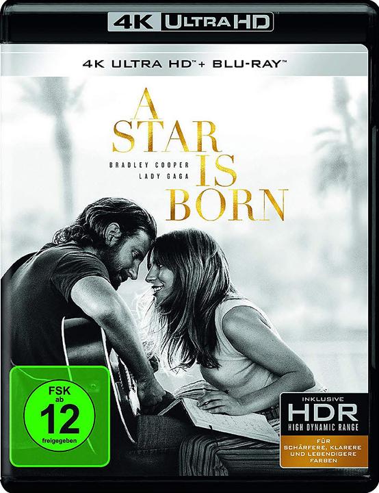 Immagine prodotto È nata una stella (4k Blu-ray, 2018, Spagnolo, Tedesco, Inglese, Svedese, Ceco, Polacco, Italiano)