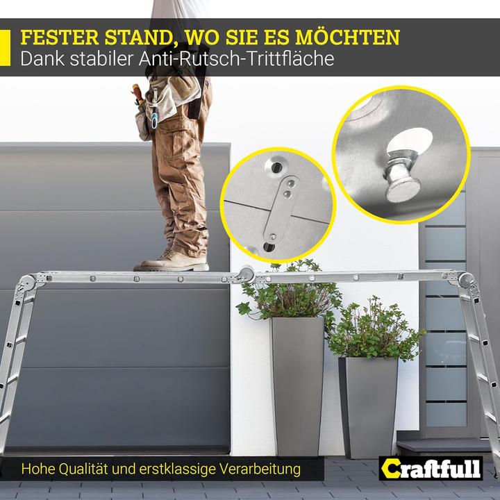Produktbild Craftfull Arbeitsplattform für Mehrzweckleiter CF-104A (Arbeitsplattform)