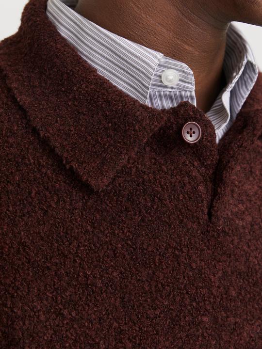 Actual product image Jack & Jones Jprwinter Knit Boucle Polo Styd Aw24 (M)