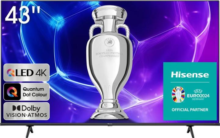 Actual product image Hisense 43E7KQ (43", QLED, 4K, 2023)