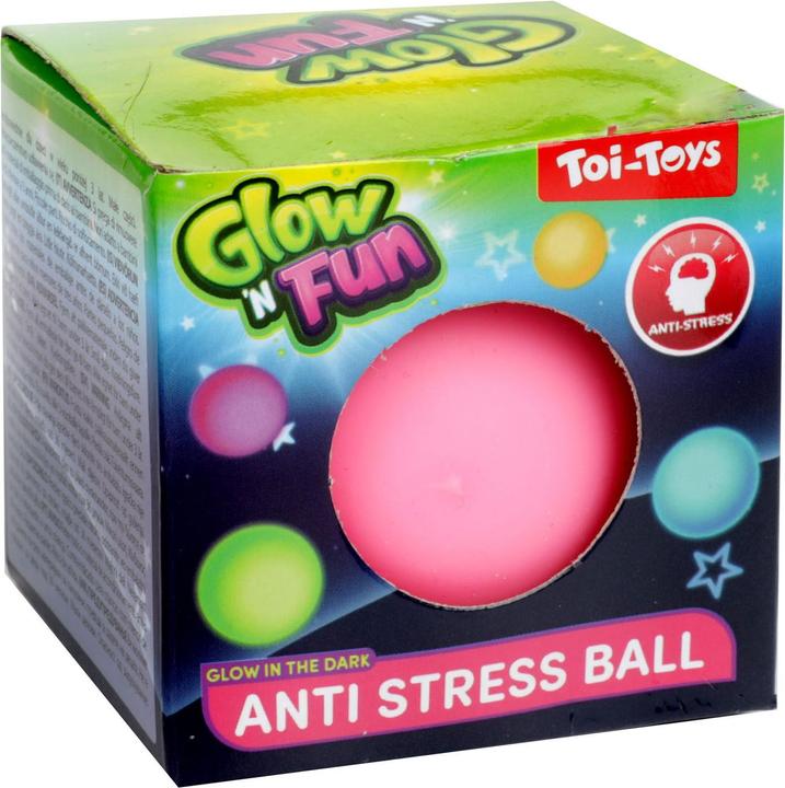 Immagine prodotto Toi-Toys Palla antistress Glow N Fun, si illumina al buio