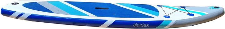 Actual product image Alpidex Inflatable Stand Up Paddle Board SUP (320x76x15cm), Carrying Bag, Paddle, Air Pump, Leash - Cloud
