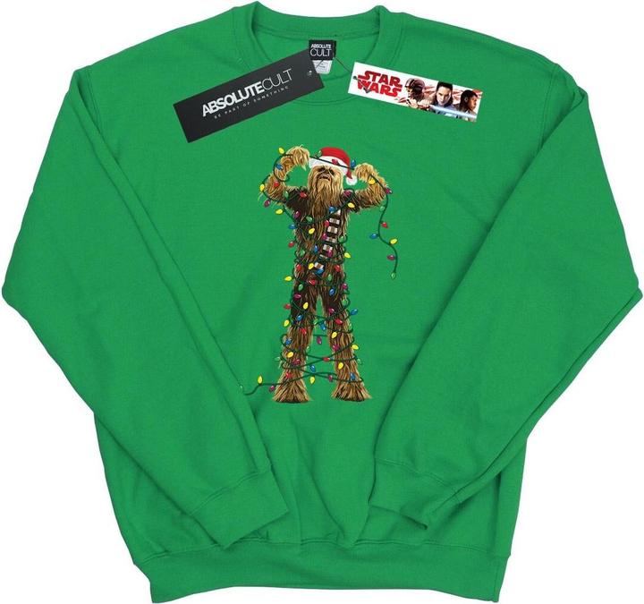 Star Wars Chewbacca Christmas Lights Sweatshirt (S)