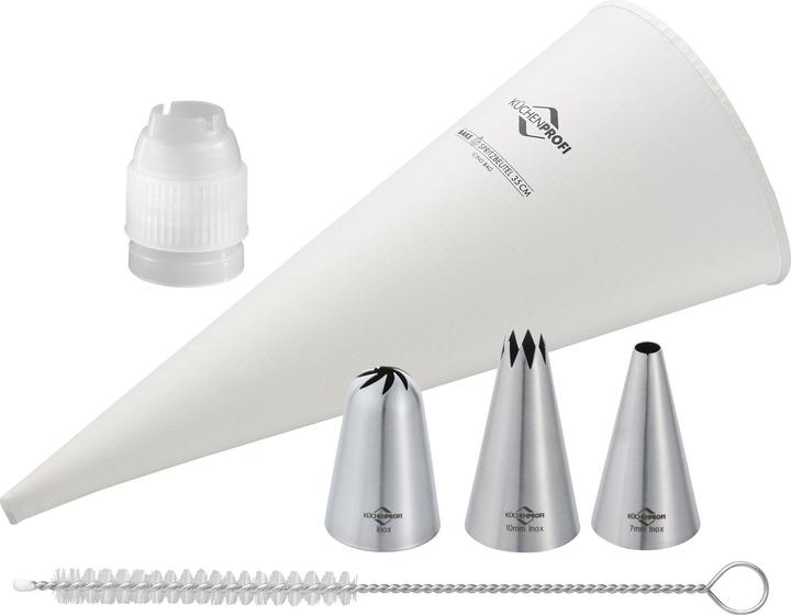 Küchenprofi Spritzbeutel-Set 5-tlg. (Piping bag set, 540000 ml)