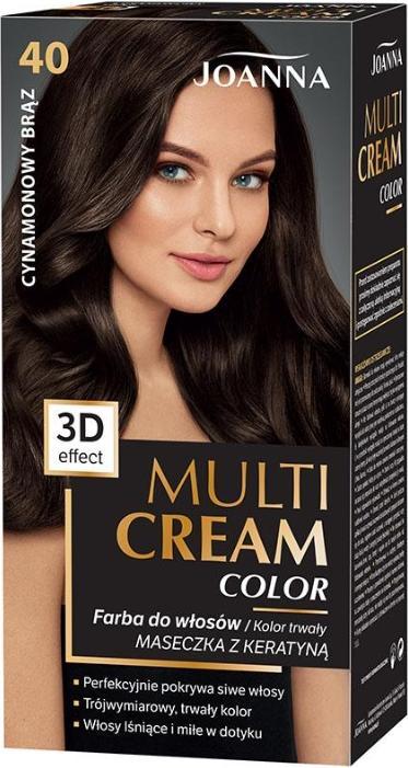 Produktbild Joanna Multi Cream Color Hair Dye 40 Cinnamon Bronze (40 Cynamonowy Brąz)