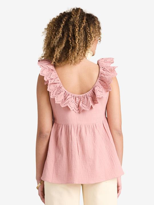 Produktbild Envie de Fraise Musselinbluse mit Lochstickereien für Schwangerschaft und Stillzeit (38)