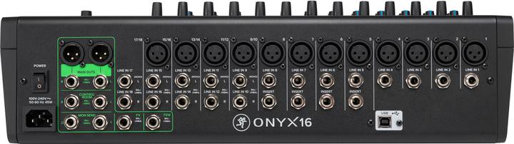 Produktbild Mackie Mischpult ONYX16 18-Kanal (Studio- und Livemixer)
