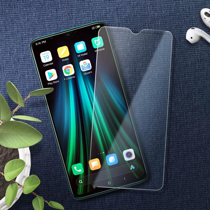 Produktbild Avizar Kristallklare Folie, Glas-Displayschutz (1 Stück, Xiaomi Redmi Note 8 Pro)