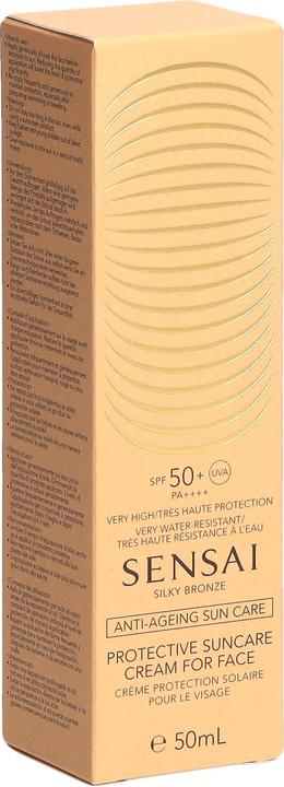 Produktbild Sensai Silky Bronze Protective Suncare Cream For Face (Sonnencreme Gesicht, SPF 50, 50 ml)