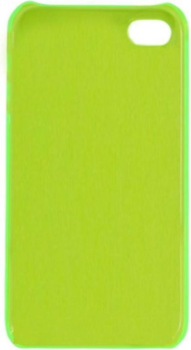 Actual product image König Design Protective cover Hard Case Cover for mobile iPhone 4 & 4S luminescent green (Apple iPhone 4, G4s)