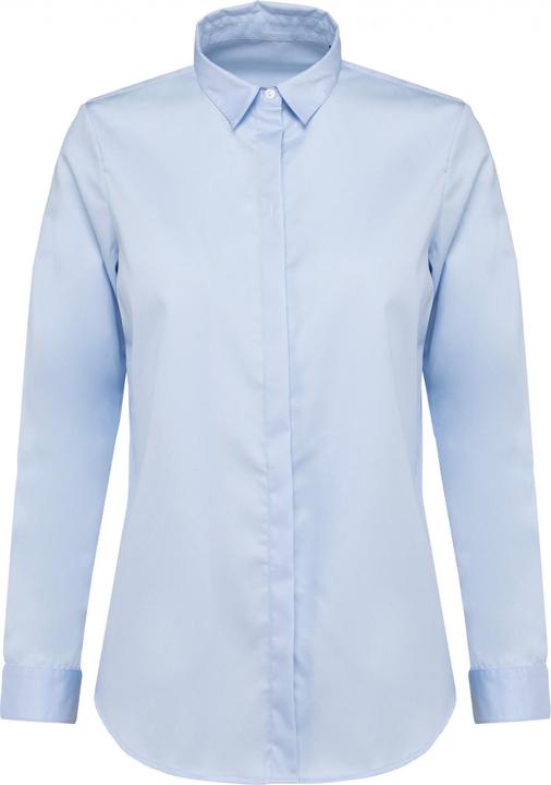 Produktbild Kariban Langarmshirt Twill, Damen (L)