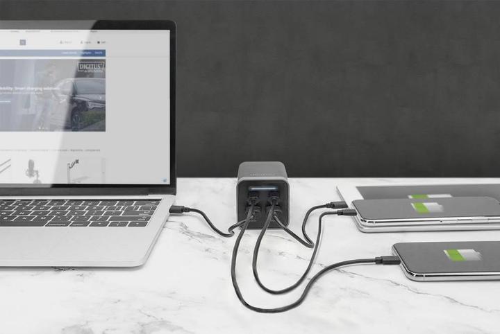 Immagine prodotto Digitus Caricatore USB universale 4 porte, 150 W GaN (150 W)