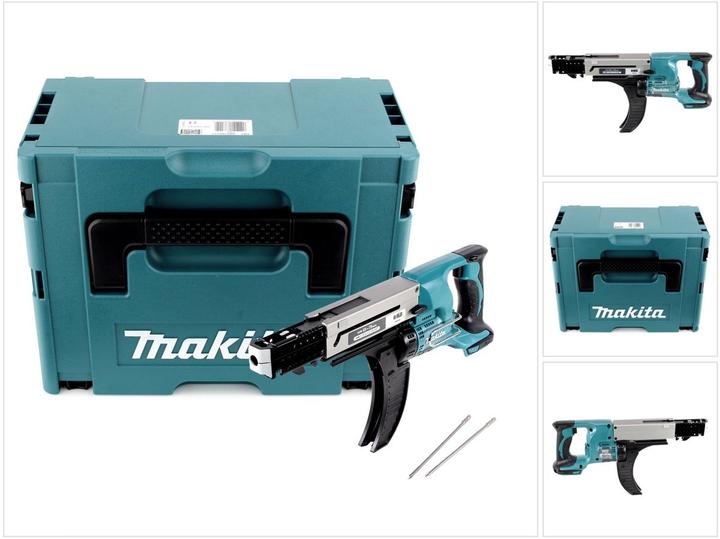 Produktbild Makita DFR 750 ZJ Akku Magazinschrauber 18V 45-75mm Solo + Makpac - ohne Akku, ohne Ladegerät (Akkubetrieb)