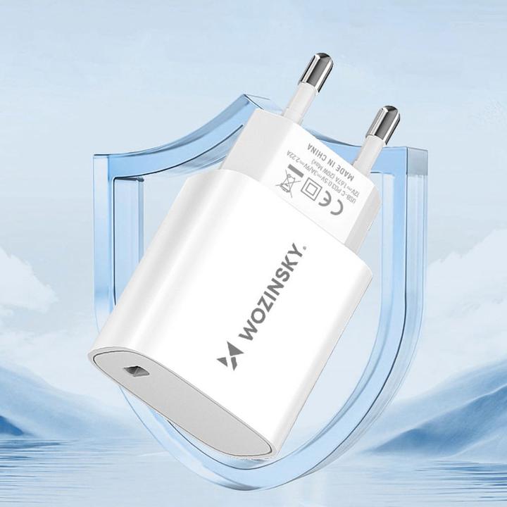 Image du produit Wozinsky Chargeur mural USB-C WGWCCW 20W - blanc (20 W)