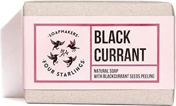 Actual product image Mydlarnia Cztery Szpaki Peeling Soap Currant 110G (refill)