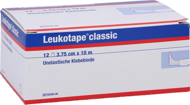 Produktbild BSN Leukotape® classic economy Pac 3.75 x 10 m 12 Stk weiss (10 m)