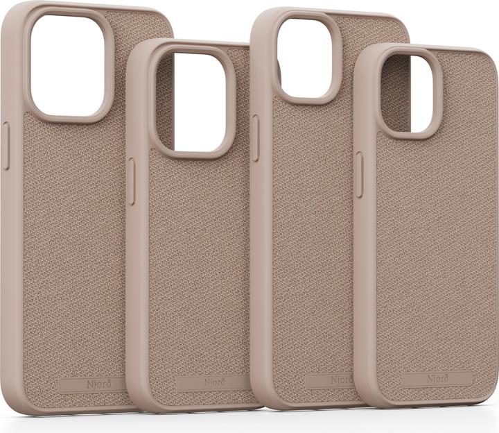 Immagine prodotto Njord Custodia MagSafe in tessuto con copertura rigida Rosa Sabbia (Apple iPhone 15 Pro Max)