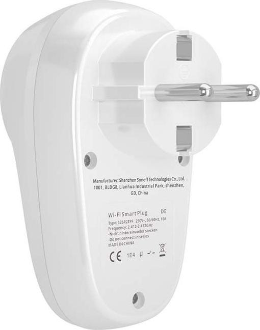Immagine prodotto Sonoff Router S26 Rosone intelligente controllato da WiFi - 230VAC 4000W 16A