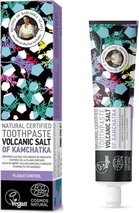 Produktbild Babushka Agafia Bania Agafii - Toothpaste toothpaste Kamchatka Volcanic Salt 85g