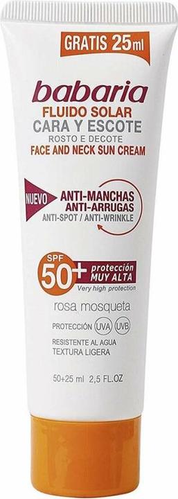 Produktbild Babaria SOLAR ADN SENSITIVE crema solar facial SPF50 75 ml (Sonnencreme Gesicht, SPF 50, 75 ml)