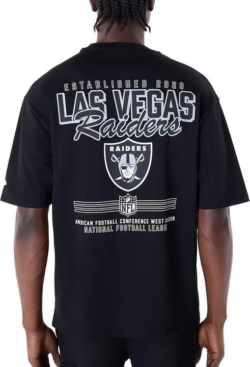 Actual product image New Era NFL Shirt - BACKPRINT Las Vegas Raiders schwarz - L (L)