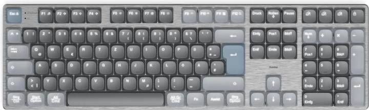 Produktbild Hama WK-800 Tastatur kabellos grau (DE, Kabellos)