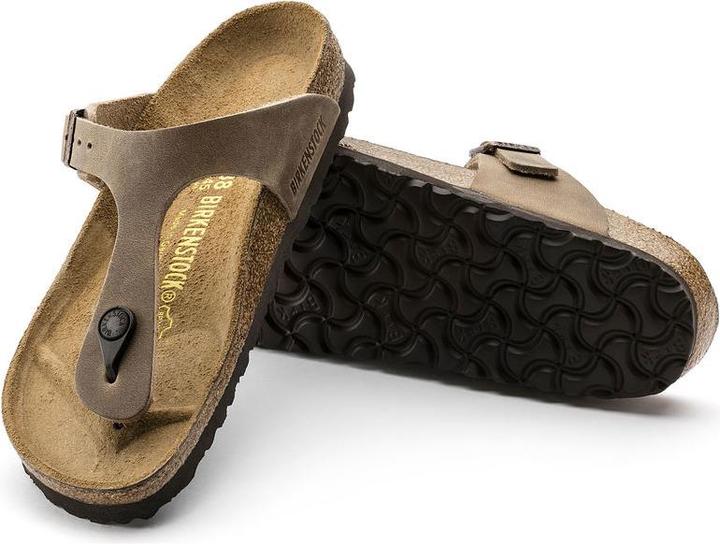 Actual product image Birkenstock Gizeh Nubuck Leather Normal (39)