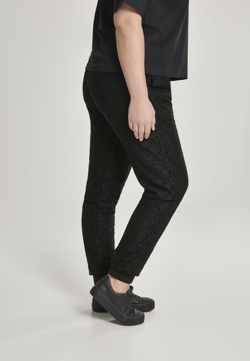 Immagine prodotto Urban Classics Pantaloni da jogging in maglia pizzo donna (XS)
