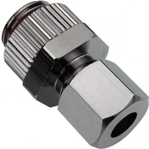 Actual product image Koolance Compression Fitting for Copper Tubes, OD 06 mm to G 1/4 inch BSPP- silver