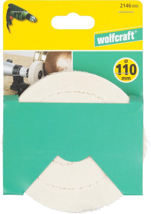 Produktbild wolfcraft Tuchscheibe Ø 110 mm