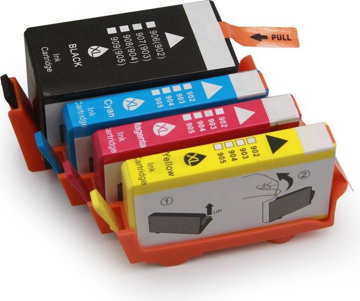 Actual product image Hermex Compatible Ink Cartridge XL for HP OfficeJet Pro 6960 (M, FC, Y, C)